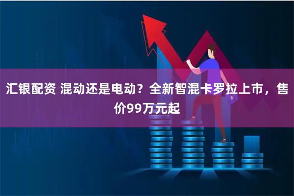 汇银配资 混动还是电动？全新智混卡罗拉上市，售价99万元起